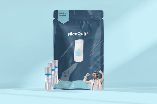 NicoQuit® – Arrêtez sans stress en 2 à 4 semaines | Filtres contre le goudron et la nicotine | 20 pièces