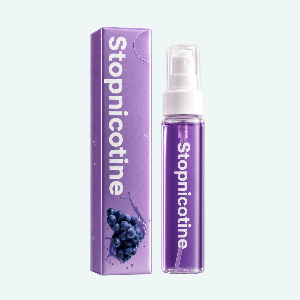 StopNicotine Smile - Haleine fraîche quelques secondes après avoir fumé | Mûre | 10ml et 150+ pulvérisations