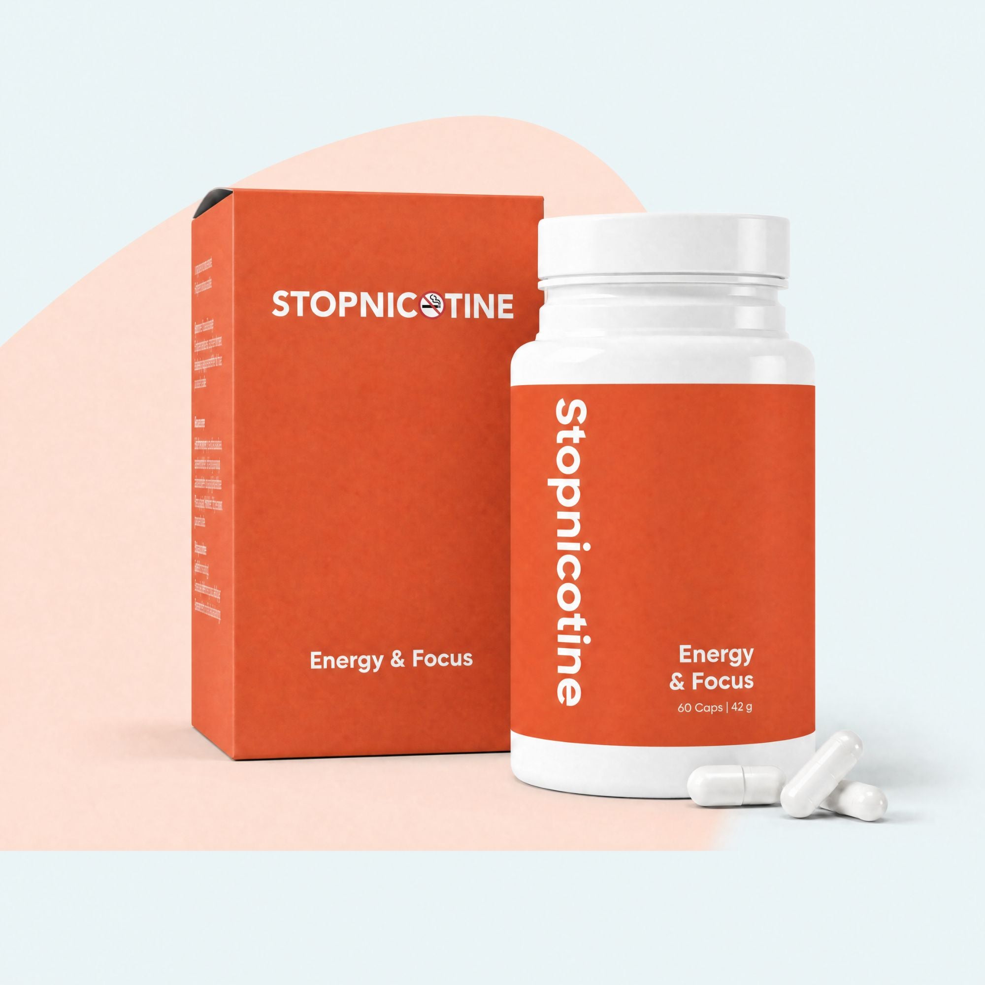 Stopnicotine Energy – Réduisez la fatigue et sentez-vous plein d’énergie pendant le sevrage tabagique | 60 gélules