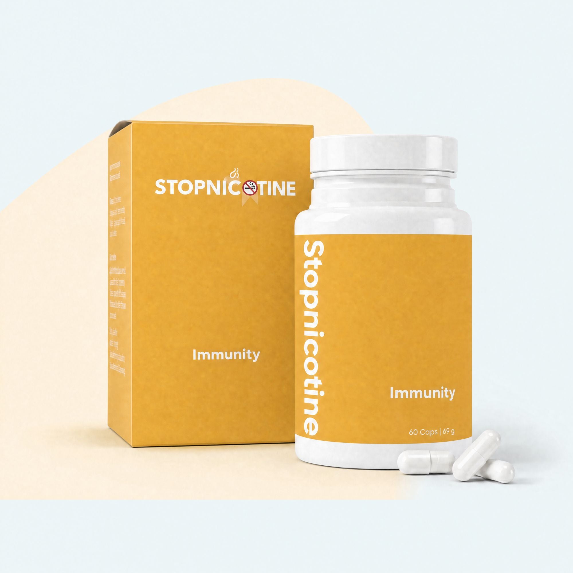 Stopnicotine Immunity – Aidez à renforcer votre organisme pendant l’arrêt du tabac | 60 capsules