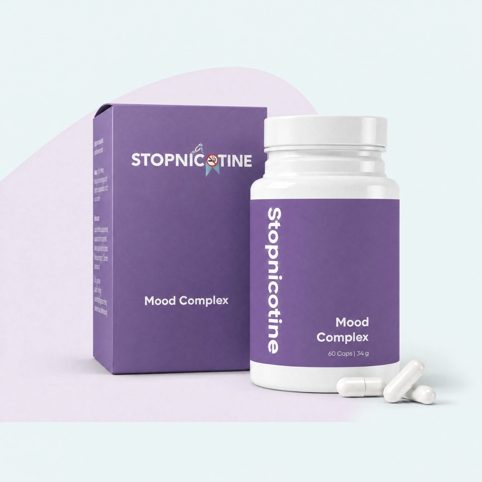 Stopnicotine Mood – Réduisez les sautes d’humeur lors de l’arrêt du tabac | 60 capsules