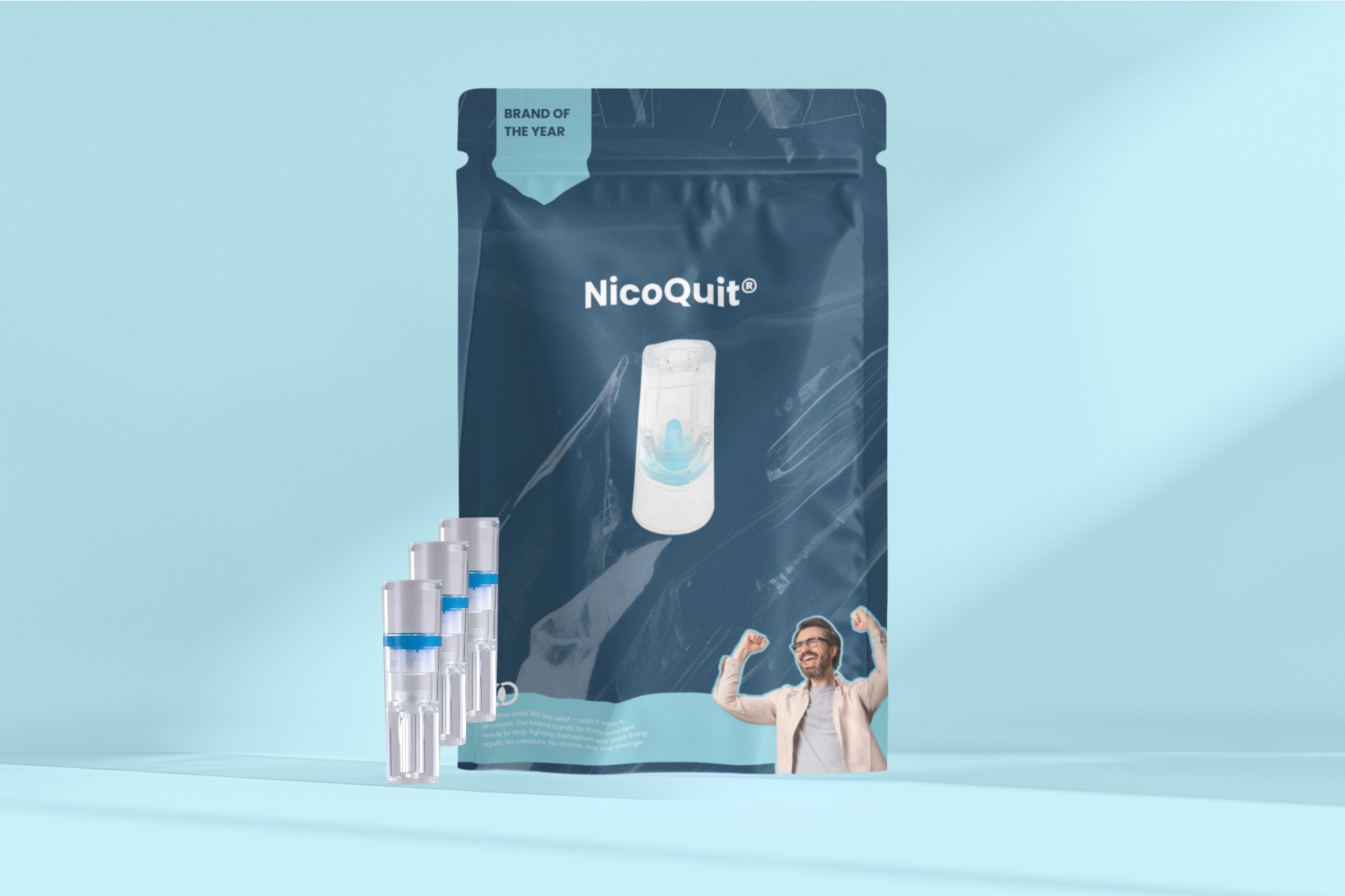 NicoQuit® – Arrêtez sans stress en 2 à 4 semaines | Filtres contre le goudron et la nicotine | 20 pièces