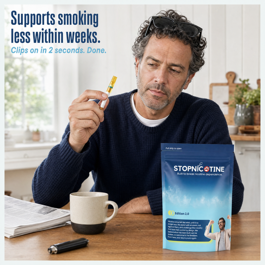 NicoQuit® - Réduisez votre toux. Réduisez votre dépendance à la nicotine. | Filtre le goudron et la nicotine | 20 pièces